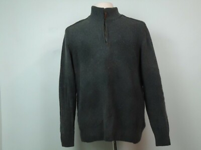 Camel Active Superior Quality Garments Men s Pullover ¾ Zipper Gray Size L