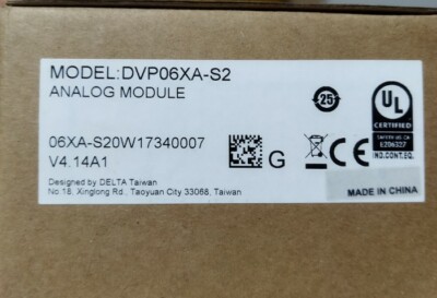 New One Delta DVP06XA-S2 PLC Module DVP06XAS2 Free Shipping