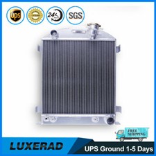 3 Row Aluminum Radiator For 17h 1932 Ford Low-boy Chop Hot Rod Wchevy Engine