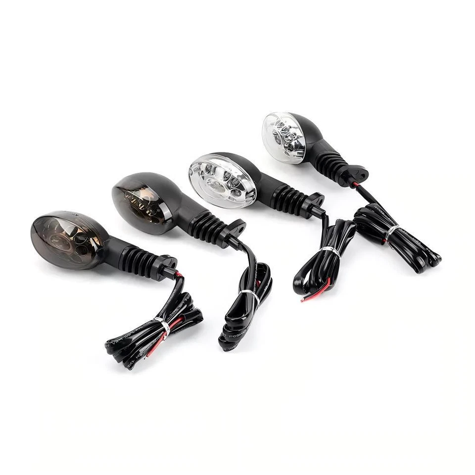 Indicador de señal de giro LED transparente/humo PARA Kawasaki Vulcan S 650 VN650 2015-2023 Foto 2 de 4