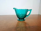 JEANNETTE PETAL SWIRL ULTRAMARINE CREAMER PITCHER- BEAUTIFUL