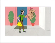 Archie Production Animation Art Cel Setup from Filmation 1968-1969 b2065