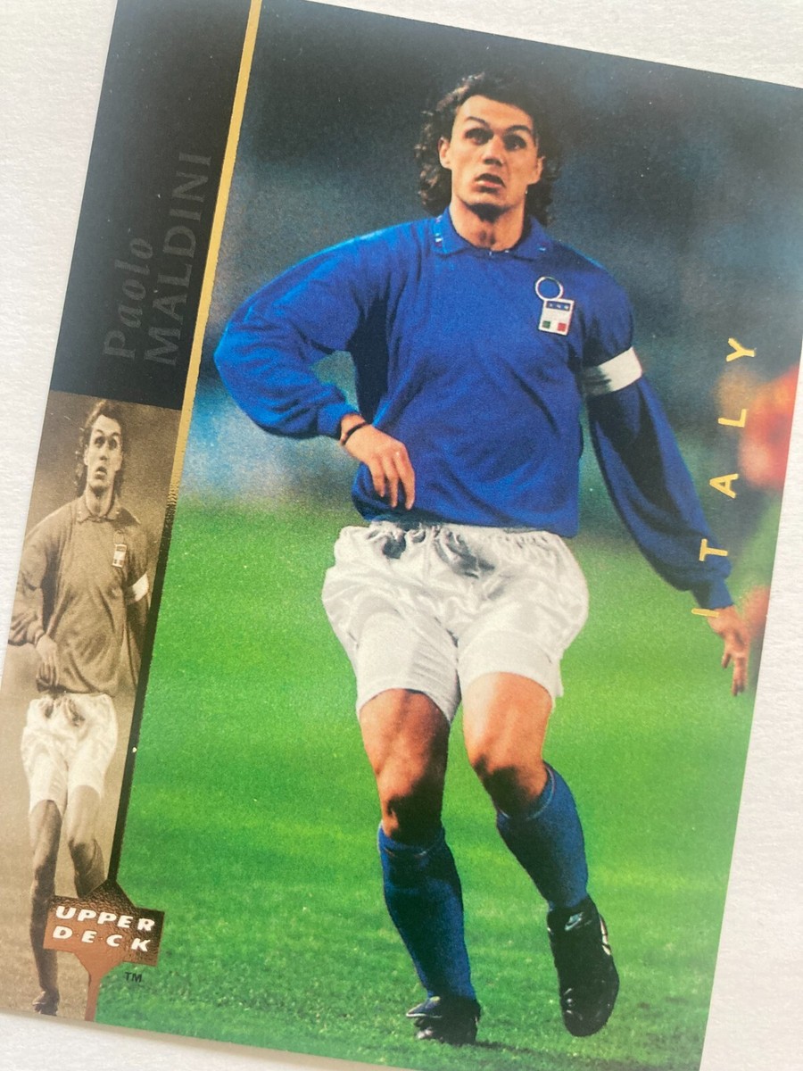 Paolo Maldini 1994 Upper Deck World Cup USA 94 Superstars Set Card