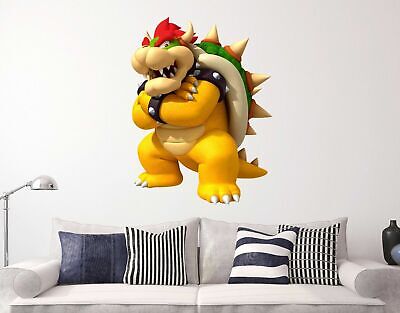 Mario Kart Vinyl Decal Wall Sticker Mario & Bowser