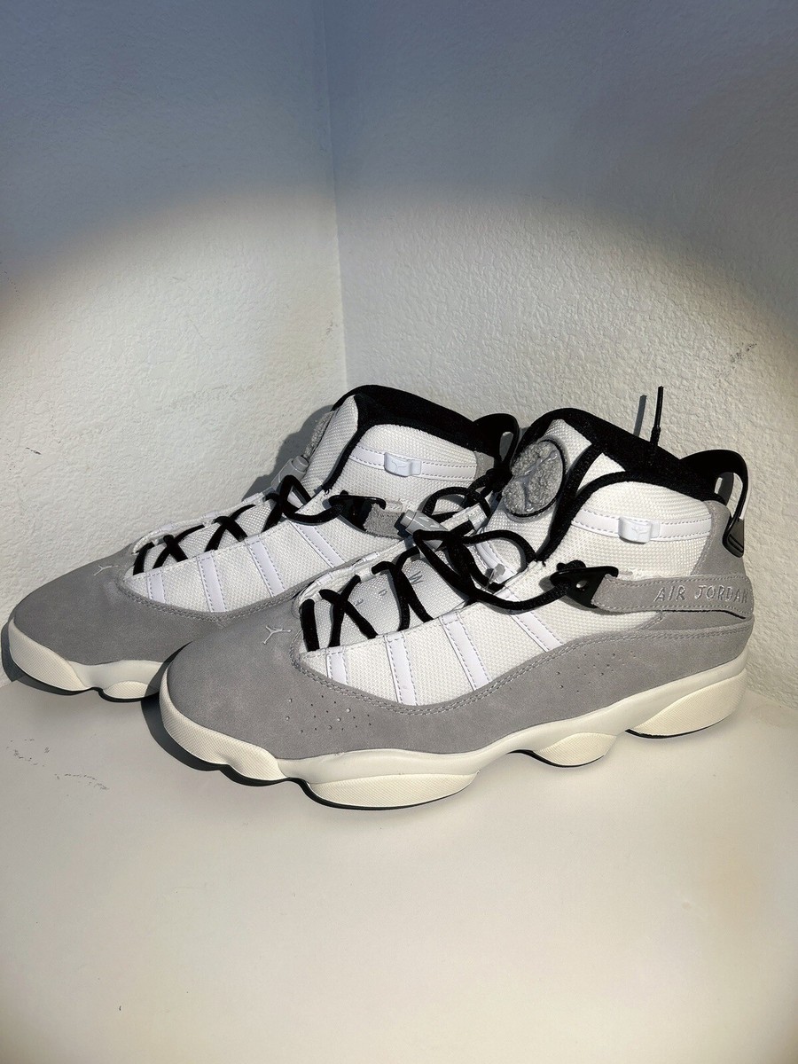 Nike Air Jordan 6 Rings Cement Grey Black Sail White FJ4650  display picture 3