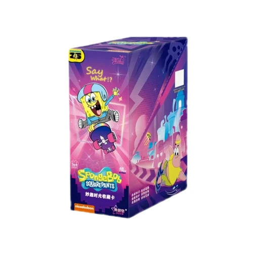 Kayou SpongeBob Schwammkopf Anime Sammlung Sammelkarten 1 Box 18 Stück Neu USA - Bild 9 von 9