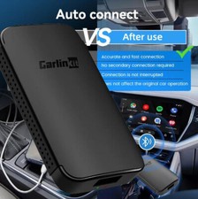 Wireless CarPlay Android Auto Car Adapter 2 in 1 for Wired Carplay Car WiFi Blue
