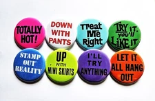 Vintage Reproduction Pinback Buttons Magnets & Bottle Openers. Set 04