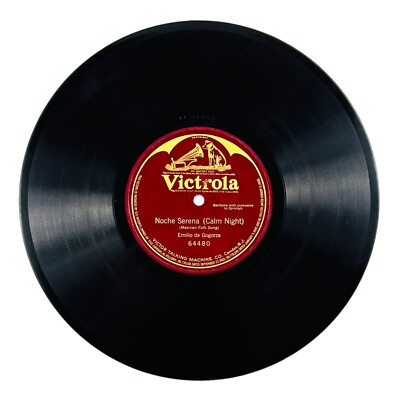 Emilio de Gogorza - Noche Serena (Calm Night) - 64480 Victrola 78rpm 10'' Shellac