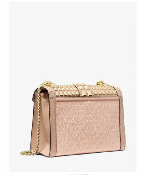 Bolso Cartera Convertible Michael Kors MK Whitney Star Tachonado Adornado NUEVO Foto 4 de 4