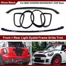 Car Headlight Eyelid Frame Kit Grille Trim For Mini Cooper R55r56r57 Jcw Style Car Headlight Eyelid Frame Kit Grille Trim For Mini Cooper R55r56r57 Jcw Style