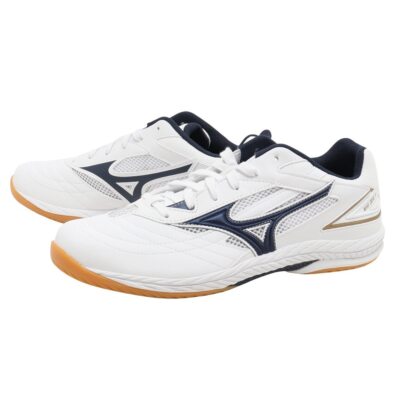 Mizuno Table Tennis Shoes WAVE DRIVE 9 81GA2205 14 White/Navy/Gold