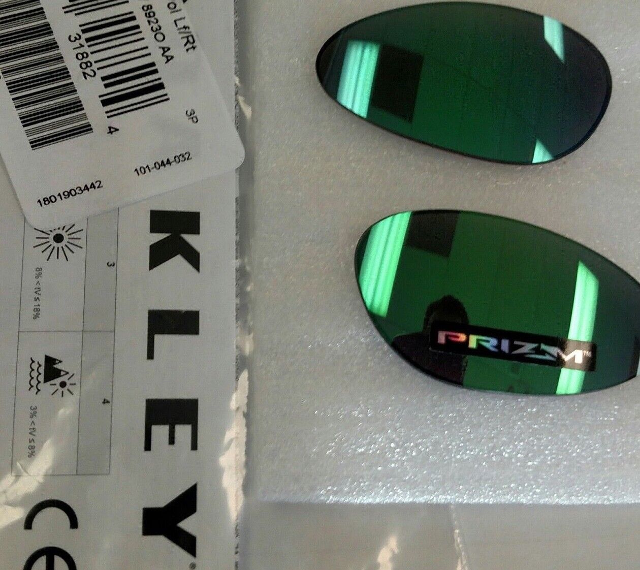 Walleva Emerald Polarized Replacement Lenses for Oakley Penny