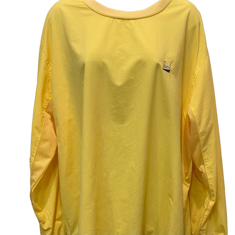 SOLUMBRA MENS YELLOS SPF 100+ MENS PULLOVER SUN PROTECTIVE LG NWT ORIG $75