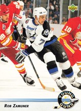 Rob Zamuner 1992-93 Upper Deck #583 Tampa Bay Lightning RC Hockey