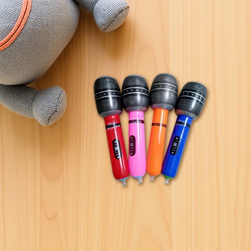 12 Pcs Inflatable Microphone Child for Kids Prop Blow up Instruments - Picture 7 of 12