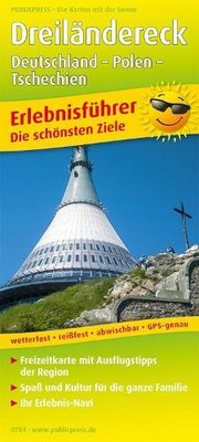 Freytag-Berndt Dreiländereck (three-viewpoint) Germany-Poland-Czech Republ (Map)