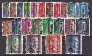 E7078: Austria #405 423 428 430 Mint OG NH/HH; CV $178
