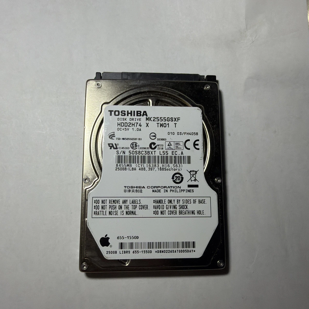 Toshiba 250GB Hard Drives (HDD, SSD & NAS) for sale | eBay