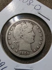 1908-O BARBER SILVER QUARTER ~ GOOD ~NICE COIN~