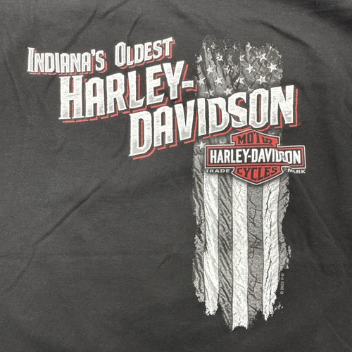 SOUTHSIDE HARLEY DAVIDSON INDIANAPOLIS, IN NERO GRAFICA T SHIRT UOMO TAGLIA XL - Foto 14 di 14