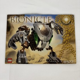 LEGO BIONICLE BOHROK - PAHRAK KAL - 8577 - COMPLETE MANUAL + BOX
