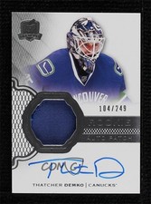 2016-17 Upper Deck The Cup Rookie 104/249 Thatcher Demko #133 Patch Auto 05pr