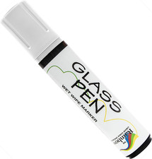 Glass Pen Window Marker: Liquid Chalk Pens for Glass, Whiteboard Markers with Wa