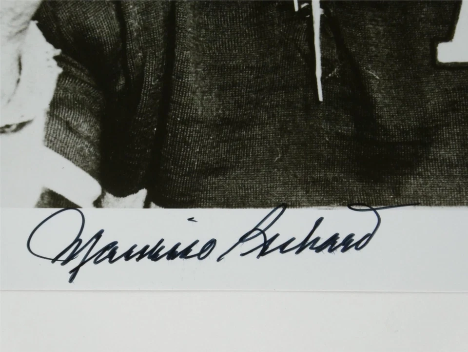 Maurice Richard Signed 8x10 Photo Hockey Montreal Canadiens JSA COA - Image 3 of 4