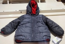 London Fog Boys Toddlers Kids Grey Puffer Jacket Coat Size 4T - New with Tags