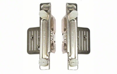 Blum ZSF.130E L Nickel Metabox Left Expando Drawer Clip-On Front Fixing Bracket