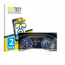 2x Display Schutz Folie für Volkswagen Arteon 2017 Active Info Cockpit 12.3" 