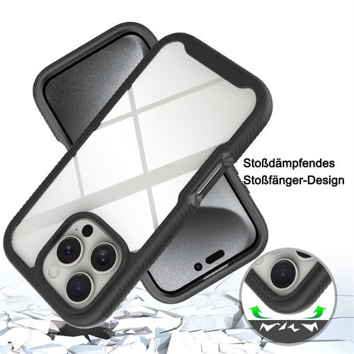 Schutz Hülle Handy Tasche 360 Grad TPU vollschutz mit Integriertem Displayschutz - Bild 127 von 136
