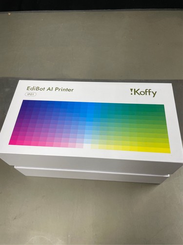 EdiBot, AI-Powered Portable Full-Color Food Printer, for Latte Art, Macaron Cook