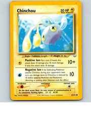 Chinchou 42/64 Common Neo Revelation Pokemon Heavily Played