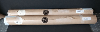 Farrow & Ball Drag Wallpaper 12-67 Light Blue Stripe - 2 Rolls  New See images