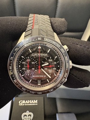GRAHAM SILVERSTONE RS SUPERSPRINT   AUTOMATIC CHRONOGRAPH 2STBC.B05A MSRP $8400