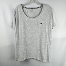 Tommy Hilfiger Sport Heritage Crew Neck Pocket T-Shirt Women's Lg Core Essential