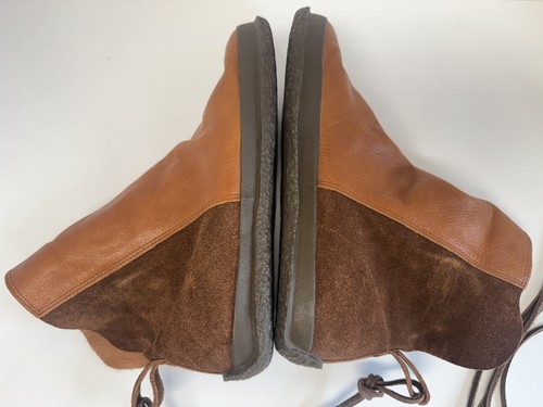 SPINGLE NIMA Suede Leather Boots SS Made In Japan WM 6/6.5 Narrow Fit EUC - Picture 6 of 15