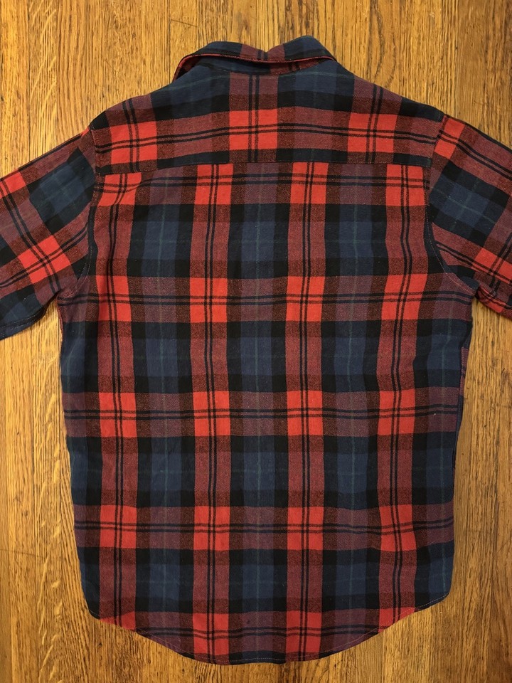 Pull Vintage Fieldmaster à Carreaux – Flanelle Multicolore 1/4 Zip – Taille M