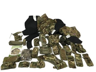 Osprey Mk4A Body Armour MTP Bundle with Pouches Used Good Condition #CH