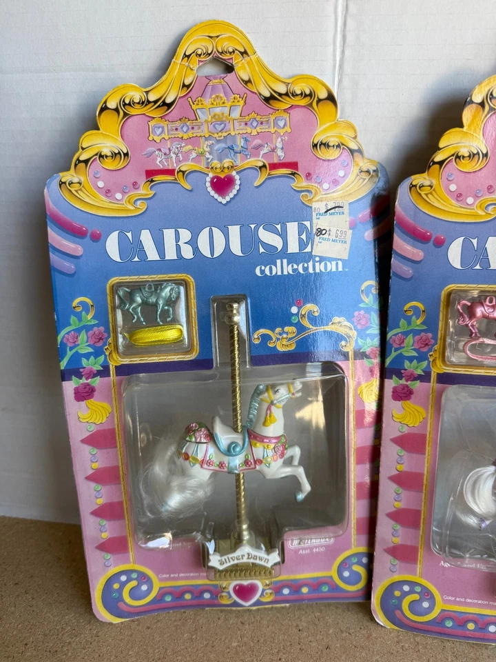 全新带盒 批量 4 件 复古火柴盒旋转木马收藏 银色黎明、黄昏、Jazma、Day — 第 2/4 张图片