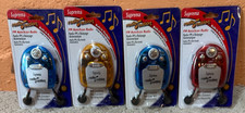 Vintage 1990 Suprema Radio Action FM AutoScan Earphones Penlight Lot of 4 NIB