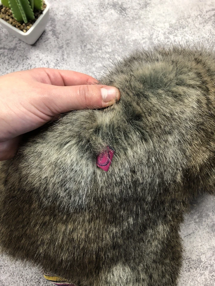 Sombrero completo Mohair Ushanka de piel sintética de colección gorra cazador trampero talla OS japonés Foto 4 de 4