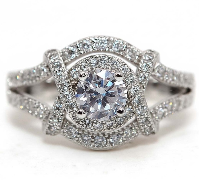 2CT Heat Treated Moissanite 925 Sterling Silver Ring Jewelry Sz 6 MM2-6