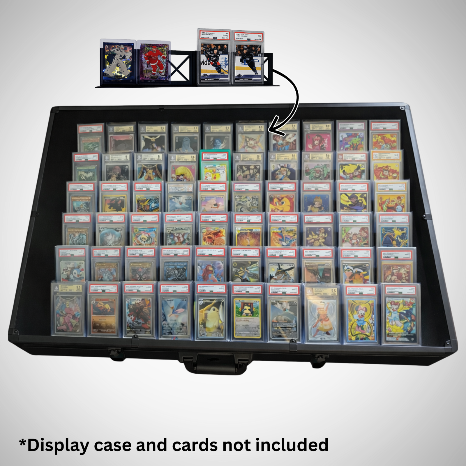 Display Case Tcg Riser Display Case Card Riser Stands - Perfect for 24x36 Cases- 33 Risers! | eBay