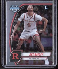 Ace Bailey 2024-25 Bowman University Chrome #1 Rutgers Scarlet Knights