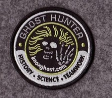 Listing image for Ghost Hunter - History, Science, & Teamwork - Embroidered Patch