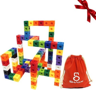 Snap Cube Konstruktionsspielzeug Set 100 Teile Kreative Bausteine Kinder Autismus