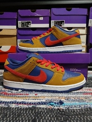 Nike SB Dunk Low Pro Reverse Papa Bear Wheat BQ6817-700 Size 10 Pre-Owned 